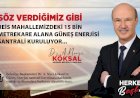 Akşehir Belediyesi Güneş Enerji Santrali Kuruyor