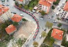 Minik Yüreklerden Ata’ya 87 Metrelik Sevgi Zinciri