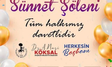 Akşehir’de Geleneksel Sünnet Şöleni 10 Ağustos’ta Gerçekleşiyor