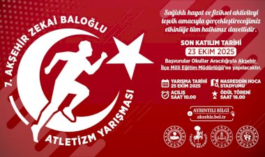 Zekai Baloğlu Atletizm Yarışması Başlıyor!