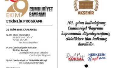 Akşehir’de Cumhuriyet Coşkusu Başlıyor