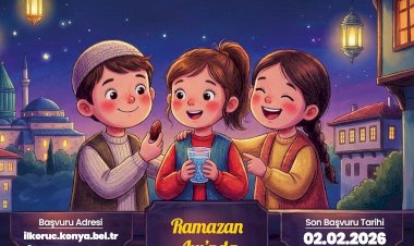 Konya Büyükşehir’den İlk Oruç Tutan Çocuklara Ramazan Hediyesi