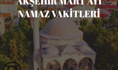 2026 Mart Ayı Namaz (Ezan) Vakitleri