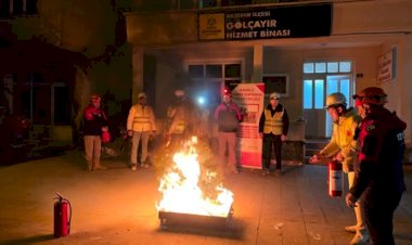 Gölçayır Mahallesi’nde MAK Projesi Kapsamında Afet Eğitimi