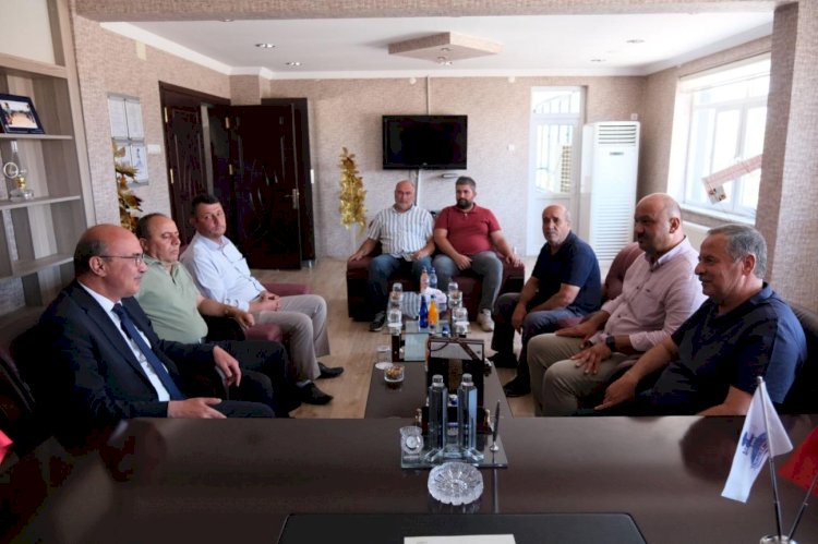 Belediye Başkanı Dr. A. Nuri Köksal’dan Ticaret Borsası’na Taziye ve Hayırlı Olsun Ziyareti