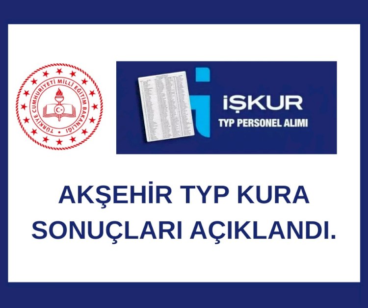 Akşehir’de TYP Kura Sonuçları Açıklandı
