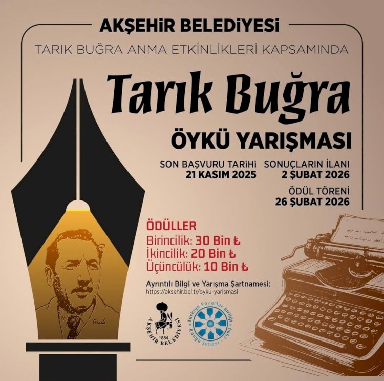 Akşehir Belediyesi’nden Tarık Buğra Ulusal Öykü Yarışması