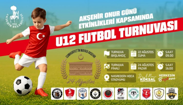 Akşehir’de 24 Ağustos Onur Günü Coşkusu Başlıyor