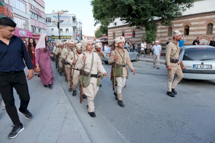 Akşehir’den Afyon’a Giden Yolda 103 Yıl Öncesinin Ruhu Tekrar Yaşatıldı