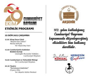 Akşehir’de Cumhuriyet Coşkusu Başlıyor