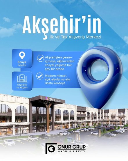 Akşehir’in Yeni Çekim Noktası: Terra Vadi Yaşam ve Alışveriş Merkezi Geliyor