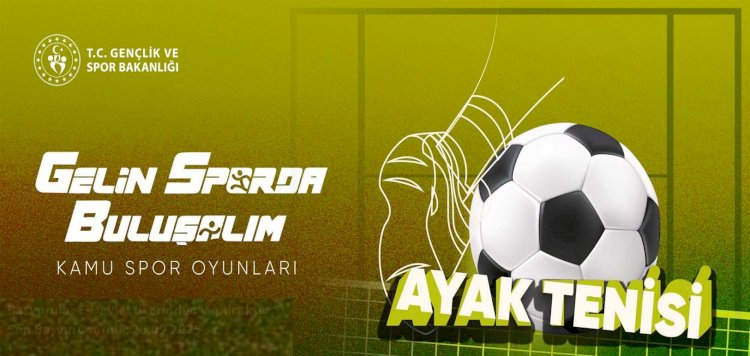 3. Kamu Spor Oyunları Ayak Tenisi Türkiye Şampiyonası Akşehir’de Tamamlandı