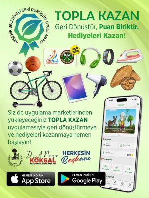 Akşehir’de Geri Dönüşüm Dijitalleşiyor: “Topla Kazan” Dönemi Başladı