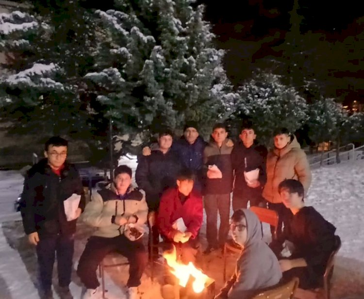 Sosyal Bilimler Lisesi Pansiyonunda Kestane Şenliği