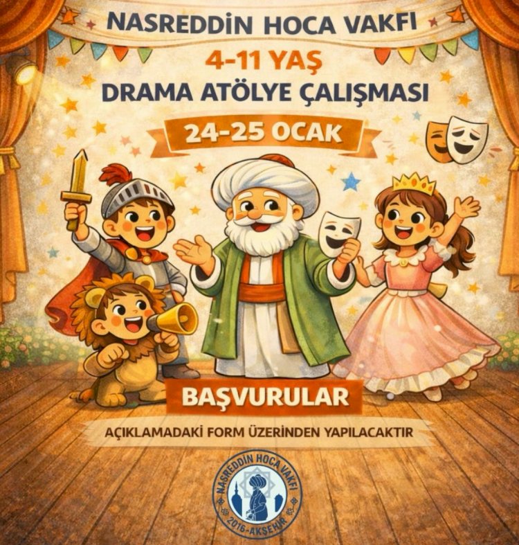 Nasreddin Hoca Kültür Sanat’ta Çocuklar İçin Etkinlik Dönemi Başlıyor