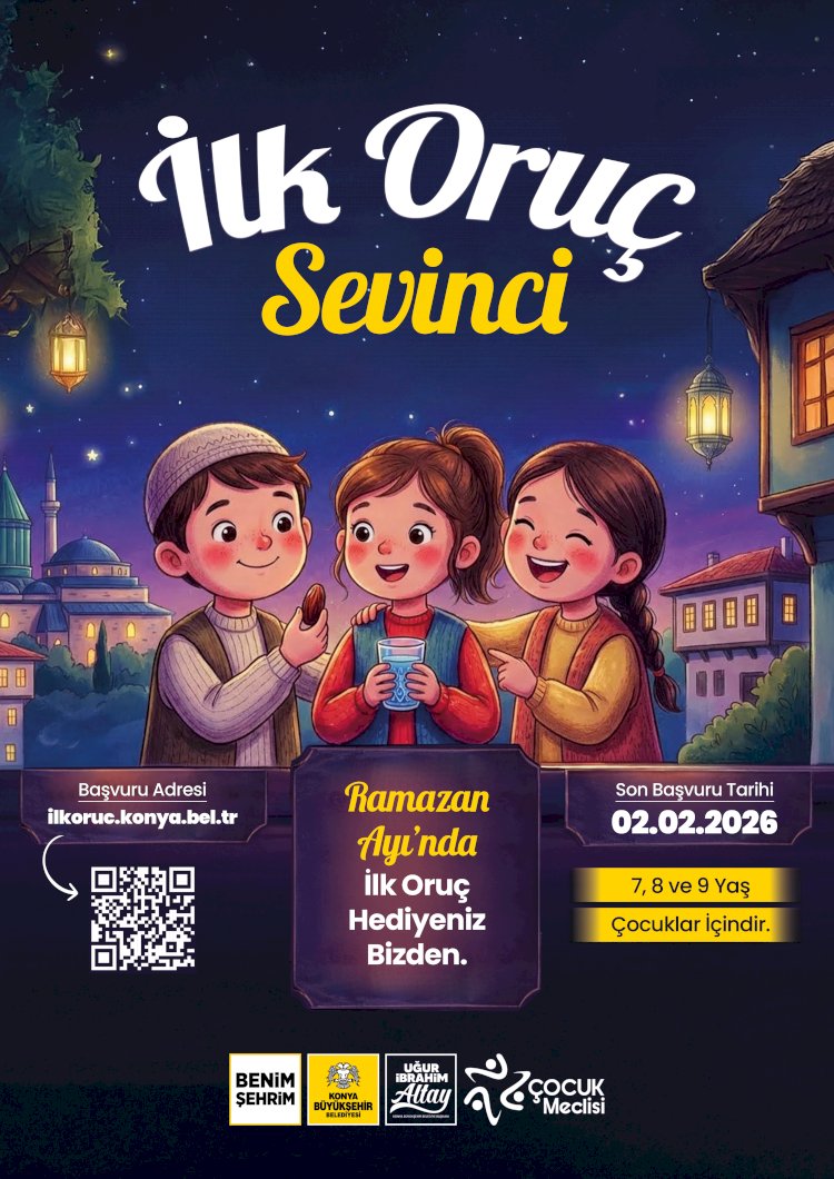Konya Büyükşehir’den İlk Oruç Tutan Çocuklara Ramazan Hediyesi