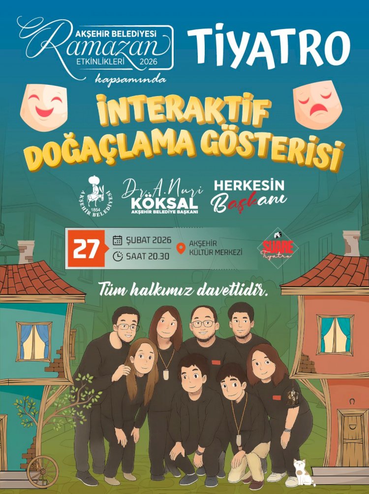 Akşehir’de Ramazan Akşamlarına Tiyatro Renk Katacak