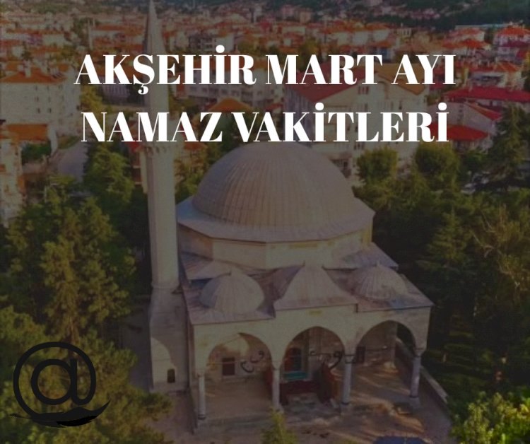 2026 Mart Ayı Namaz (Ezan) Vakitleri