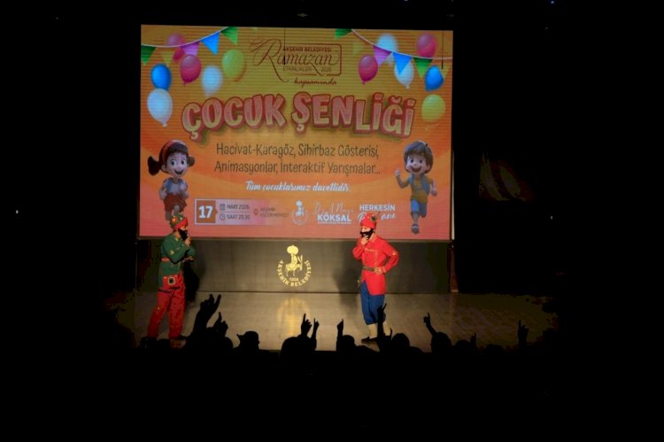Akşehir’de Ramazan Çocukların Kahkahalarıyla Uğurlandı